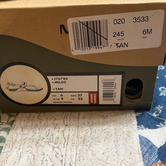 Merrell Brown Leather Sandals - Picture 2 of 4